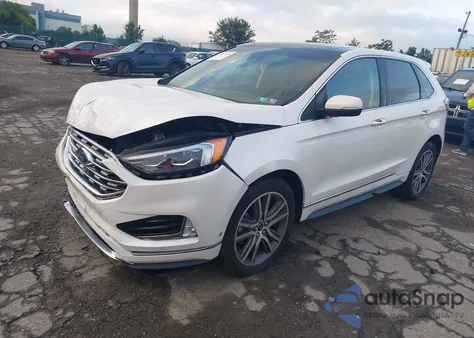 2019 Ford Edge Titanium из США, поврежденный, VIN 2FMPK4K96KBB26260